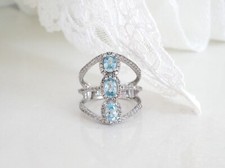 New Natural Blue Topaz Modern