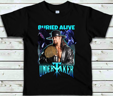 WWE The undertaker Buried Alive Kids Boys Wrestling T-Shirt Tee Top wwe06