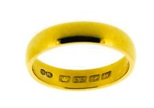 gold rings 22ct wedding band