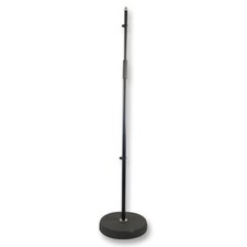 Pulse Round Base Microphone Stand - Heavy Duty Metal Base