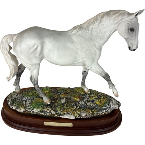 Desert orchid horse figurine - orchid,