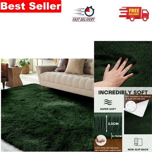 Cozy dark green - dark, plush