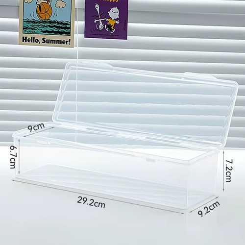Clear trading card storage - clear,