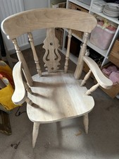 Antique Pine Carver Chair
