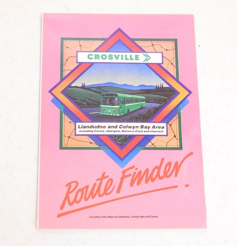 Bus coach map crosville route - map,