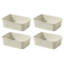 4 x Curver Plastic Storage