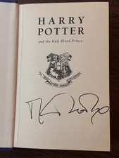 J.K Rowling Hand Signed Harry