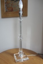 LAURA ASHLEY PALOMA CRYSTAL LAMP BASE 47CMS TALL