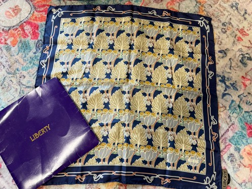 Liberty silk scarf beautiful - scarf,