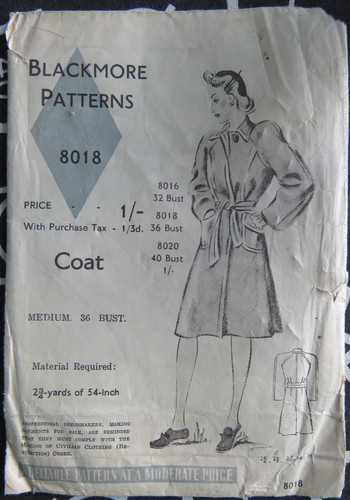 Blackmore 8018 sewing - sewing, pattern