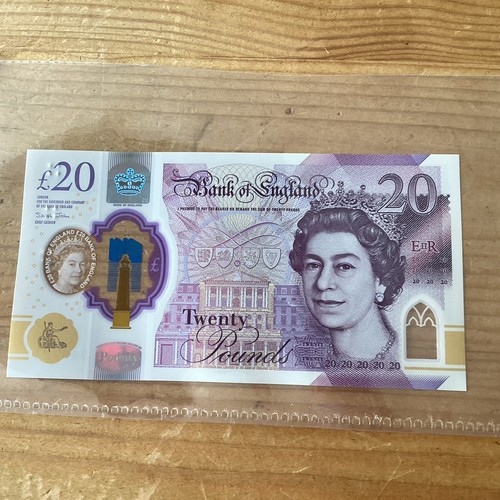 Twenty pound banknote - pound,