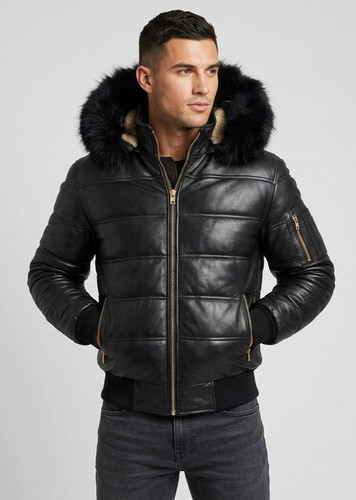 Men newblack real leather - men’s,