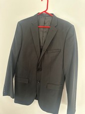 Zara Mens Black Suit 2 Peice