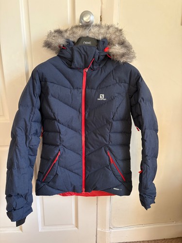 Salomon blue ski jacket - salomon, s