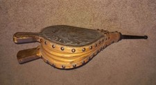 Carved vintage wooden fire