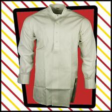 Reed & Sons LTD.  1940's Collarless L/S Tailed SHIRT  White  C15/Medium   780 B