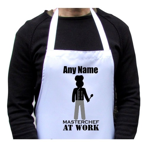 Personalised apron master chef - personalised,