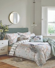 Laura Ashley Belvedere Duvet Cover and Pillowcase Set – Duckegg