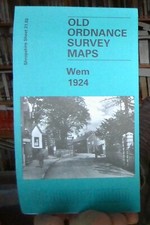 MAP OF Wem 1924: Shropshire
