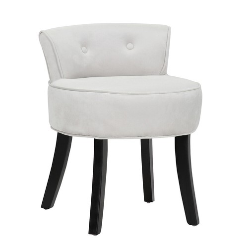 Low back vanity stool dressing - low,