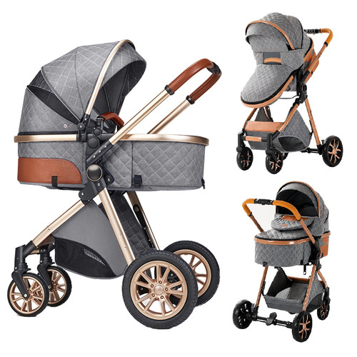 Baby folding stroller - in, 1