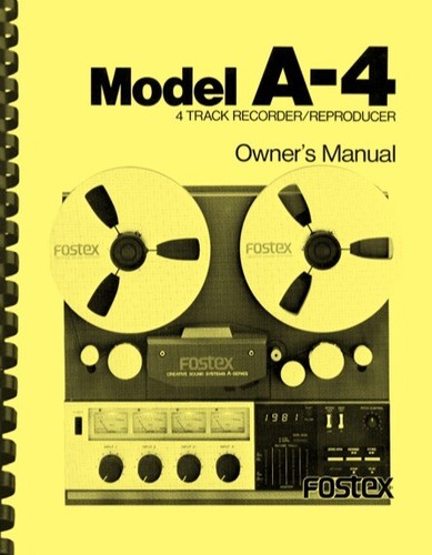 Fostex four track - a-4, tape