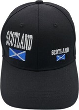 Scotland Black Cotton Baseball