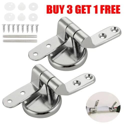 Toilet seat hinges pair - toilet,