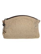 Vintage 1930s Dark Cream Crochet Clutch Bag