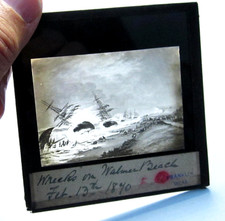 Illustration shipwrecks on - of,