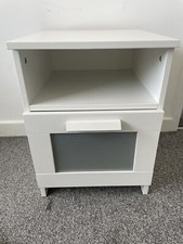 IKEA BRIMNES bedside table, White