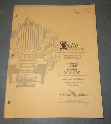 Original leslie model 122 122r - original,