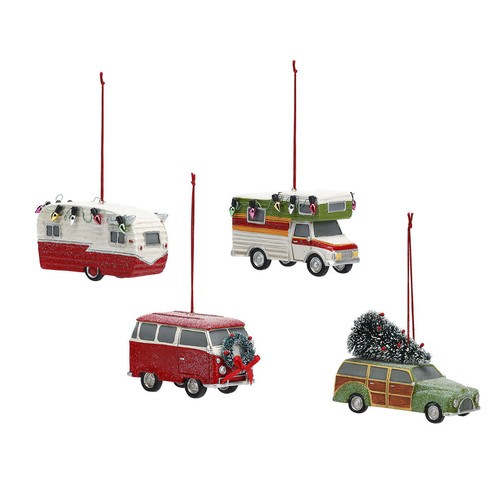 Retro 1960 camper woody - woody, car