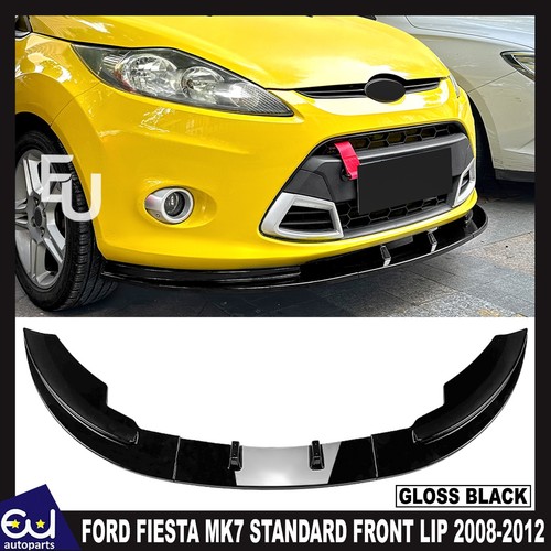 Gloss black front splitter - front,