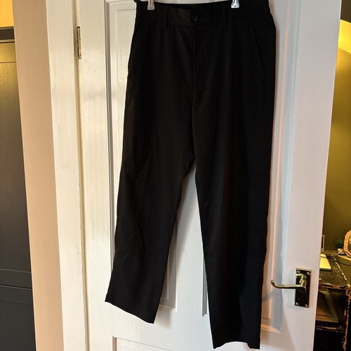 Zara black smart trousers - black,