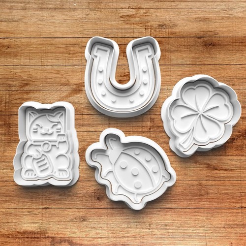 Good luck cookie - cookie, cutters