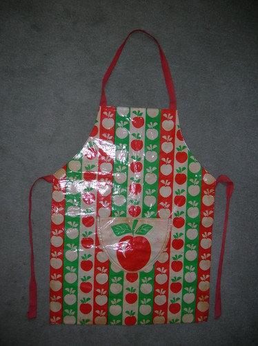 Vintage shreds apron cotton - vintage,