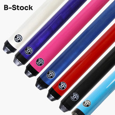 Jonny 8 Ball 57" JET Full Size 2 Piece Ash Pool Snooker Cue 9.5m Tip - B-STOCK