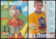 TOY/DOLL ALAN DART  **   NODDY & THOMAS THE TANK SWEATER  ** KNITTING PATTERN