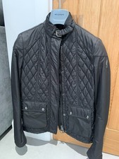 Ladies Belstaff Quilted Jacket in Black, Size 40, Worn but very good condition!