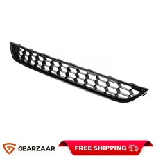 FRONT BUMPER GRILLE Compatible for Ford Fiesta Zetec S MK7 2013-2017 BLACK UK