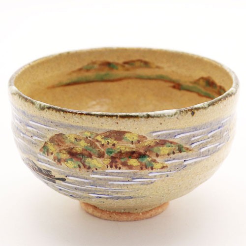 Matcha tea bowl ukai design - matcha,