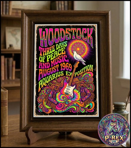 Woodstock 1969 peace and love - woodstock,