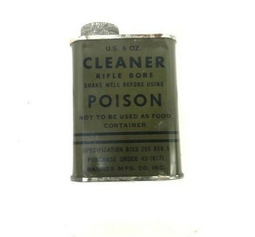 Ww2 rifle bore cleaner 6oz - bore, can