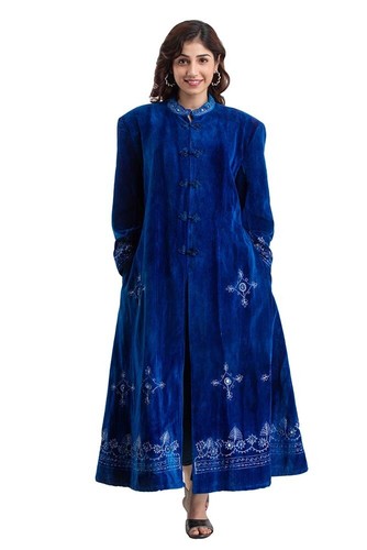 Jordash jacket long velvet - jacket,
