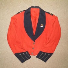 Victorian British Army Officers Red Mess Dress Jacket KOSB Regiment 36" Chest