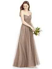 DESSY 4505 ~ Size 8 ~ Topaz Tulle Dress ~ Bridesmaid, Prom, Cruise