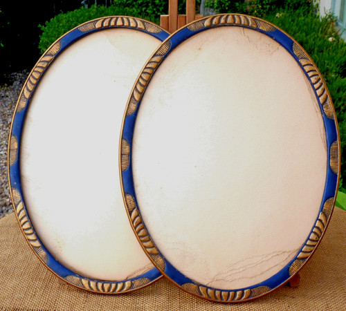Pair wooden picture frames - picture,