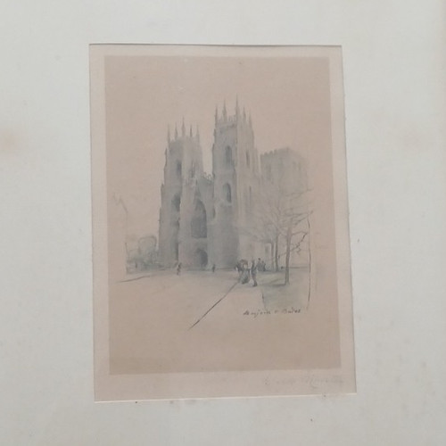 May bates signed cathedral - o.,