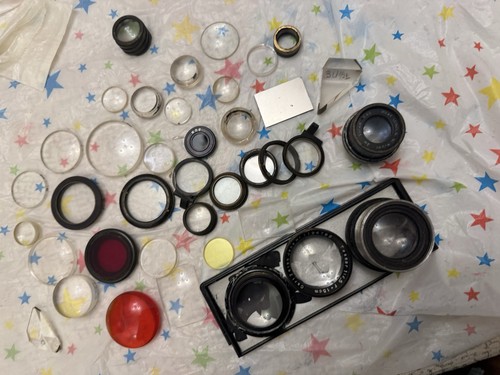 Vintage antique optics - lot,